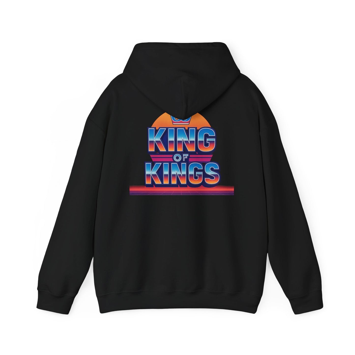Retro King of Kings Unisex Hoodie, Cozy Sweatshirt, Vintage Style Pullover, Gift for Him/Her, Christian Apparel, Everyday Warmth