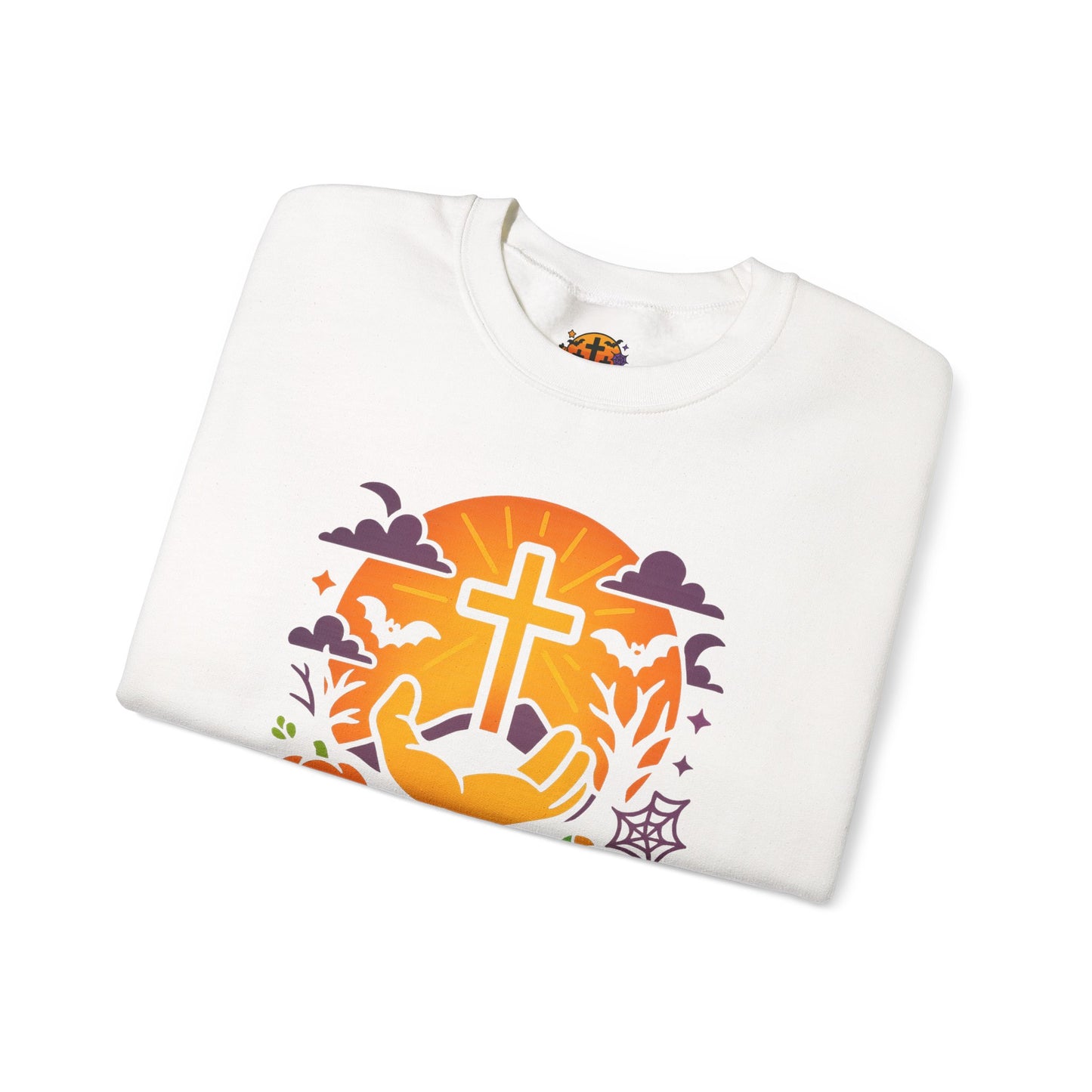 Faith-Inspired Crewneck Sweatshirt, Cozy Christian Apparel, Comfortable Gift for Believers, Fall Fashion, Religious Holiday Style