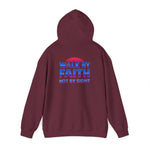 Faith-Inspired Unisex Hoodie - Walk by Faith Not by Sight, Cozy Sweatshirt for Achievers, Gift for Friends, Spiritual Wear, Fall Fashion