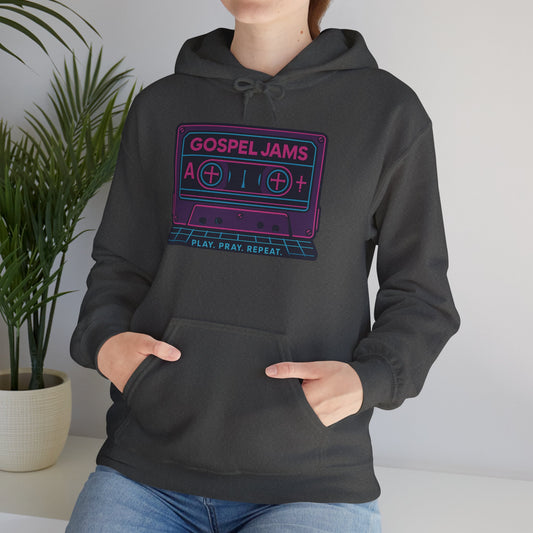 Gospel Jams Hoodie, Unisex Sweatshirt, Retro Music Apparel, Gift for Music Lovers, Cozy Studio Outfit, Casual Lounge Wear