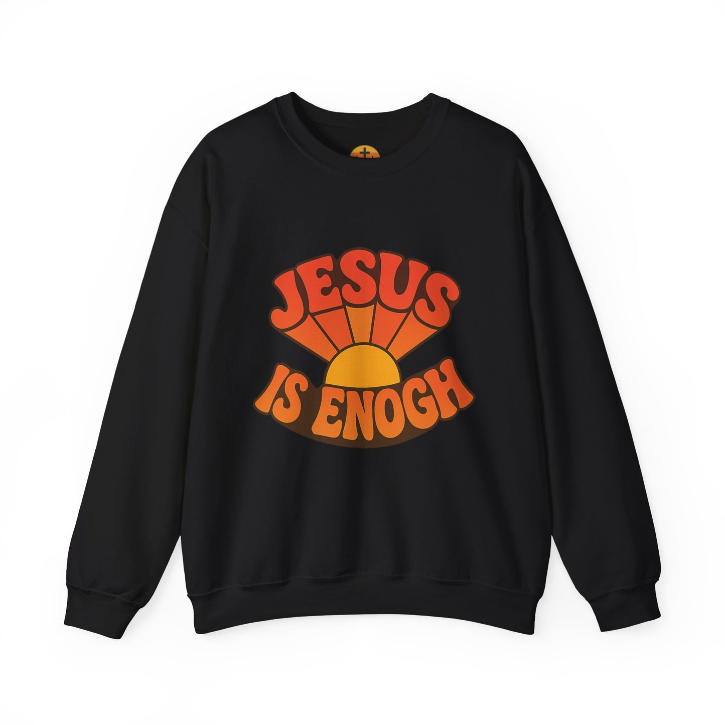 Faith-Based Crewneck Sweatshirt - Jesus is Enough, Cozy Religious Apparel, Inspirational Gift, Unisex Sweatshirt, Christian Fashion