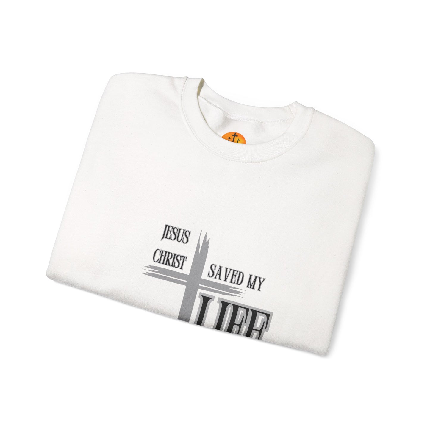 Christian Sweatshirt Jesus Saved Me Life