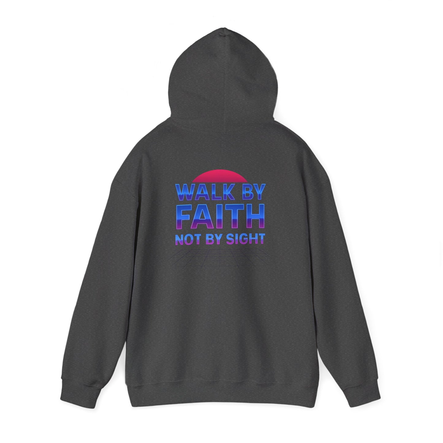 Faith-Inspired Unisex Hoodie - Walk by Faith Not by Sight, Cozy Sweatshirt for Achievers, Gift for Friends, Spiritual Wear, Fall Fashion