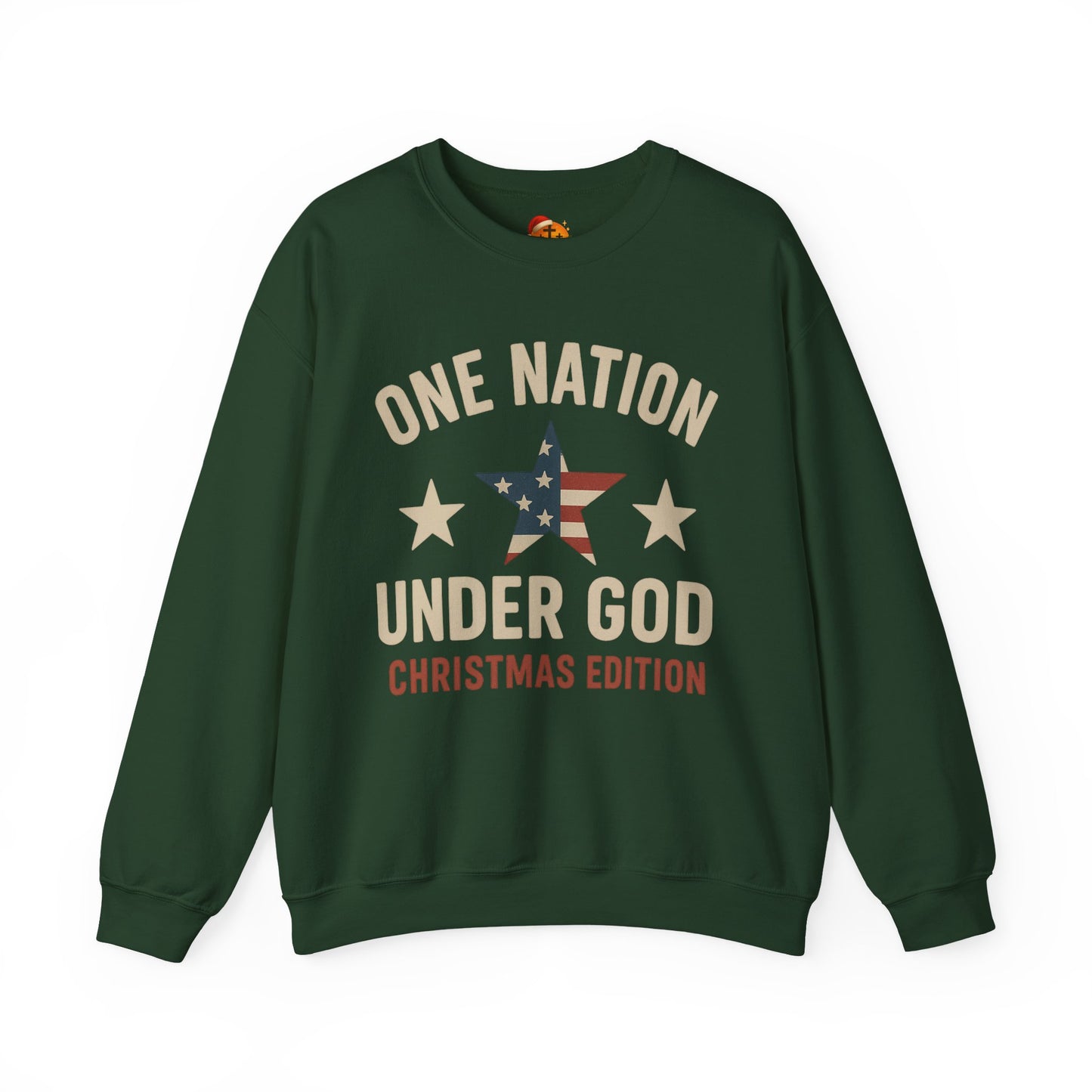 Christmas Collection- One Nation Under God Sweater