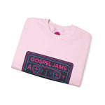 Retro Gospel Jams Crewneck Sweatshirt, Cozy Music Sweatshirt, Gift for Music Lovers, Play Pray Repeat Apparel, Unisex Casual Wear