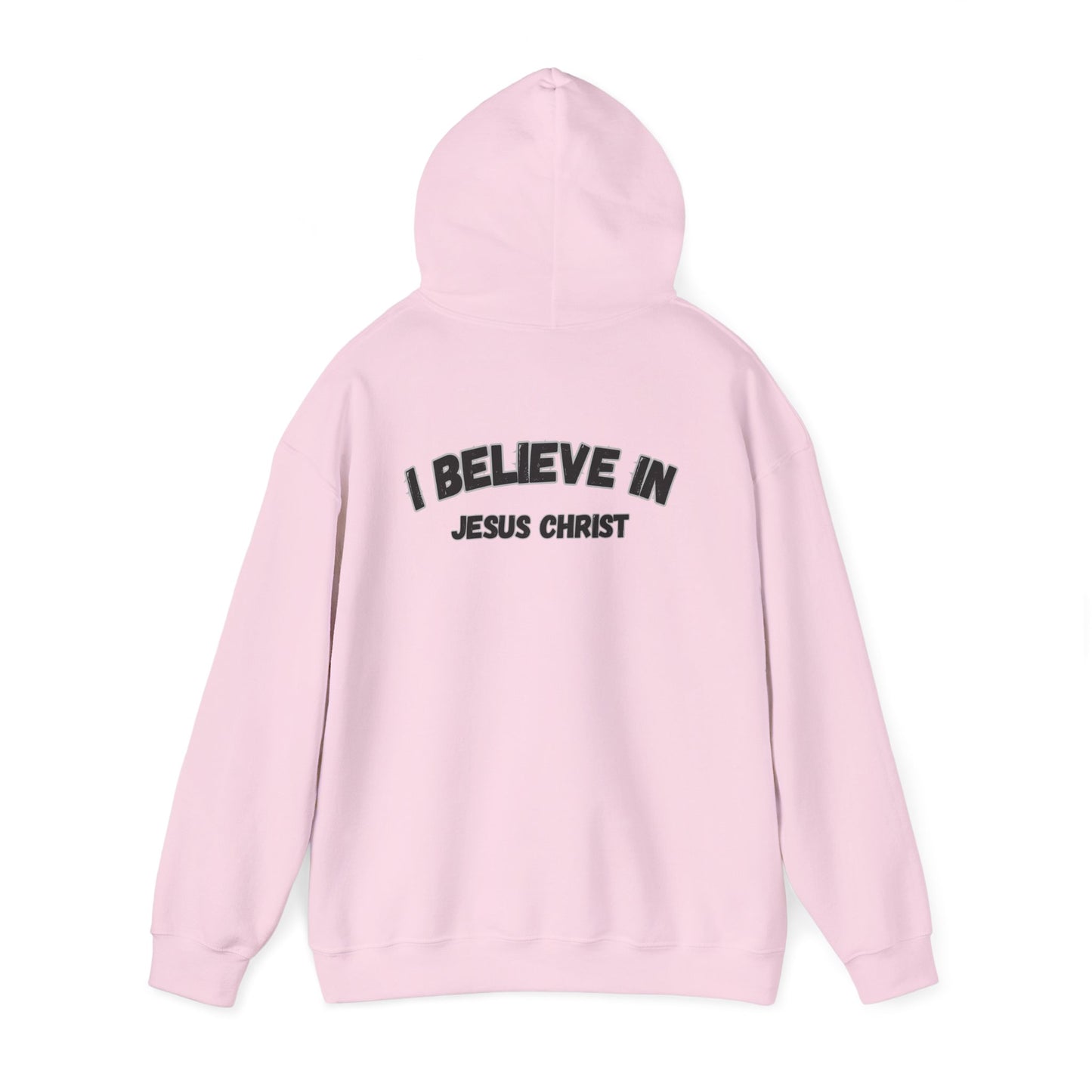 Faith-Inspired Unisex Hooded Sweatshirt, I Believe In Jesus Christ Hoodie, Christian Gift, Cozy Apparel, Religion Hoodie, Spiritual Fashion