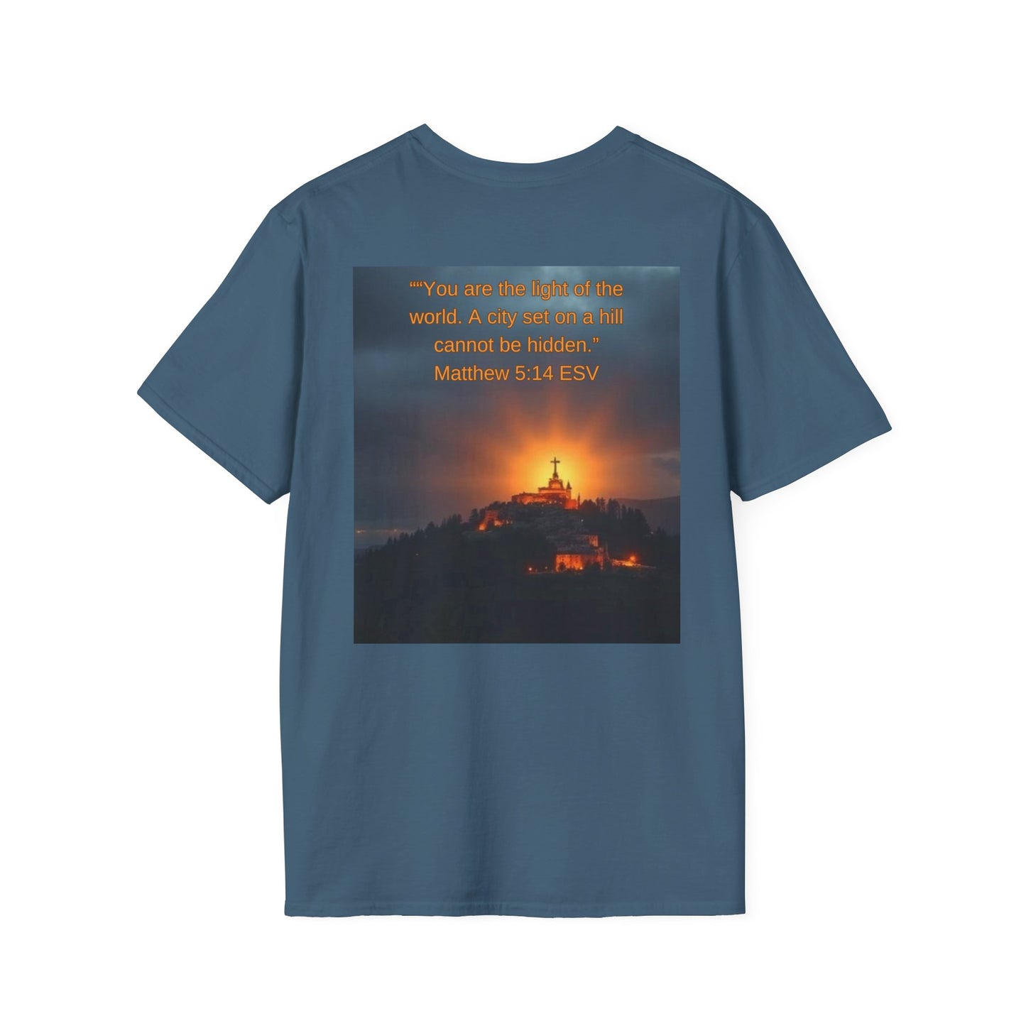 Christian Verse Unisex Tee 'You are the light of the world'