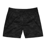 Black Camo Jesus Saved My Life Swim Trunks
