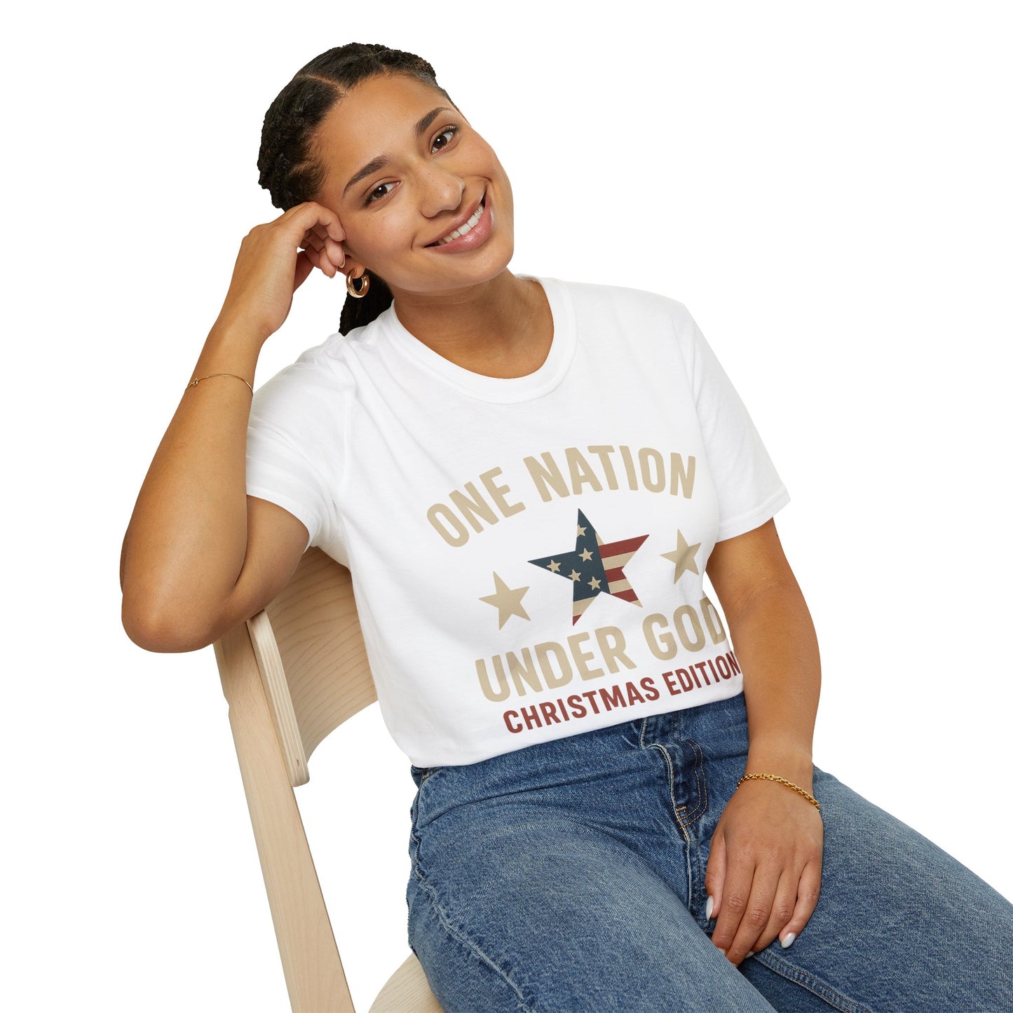 Christmas Collection- One Nation Under God T-Shirt