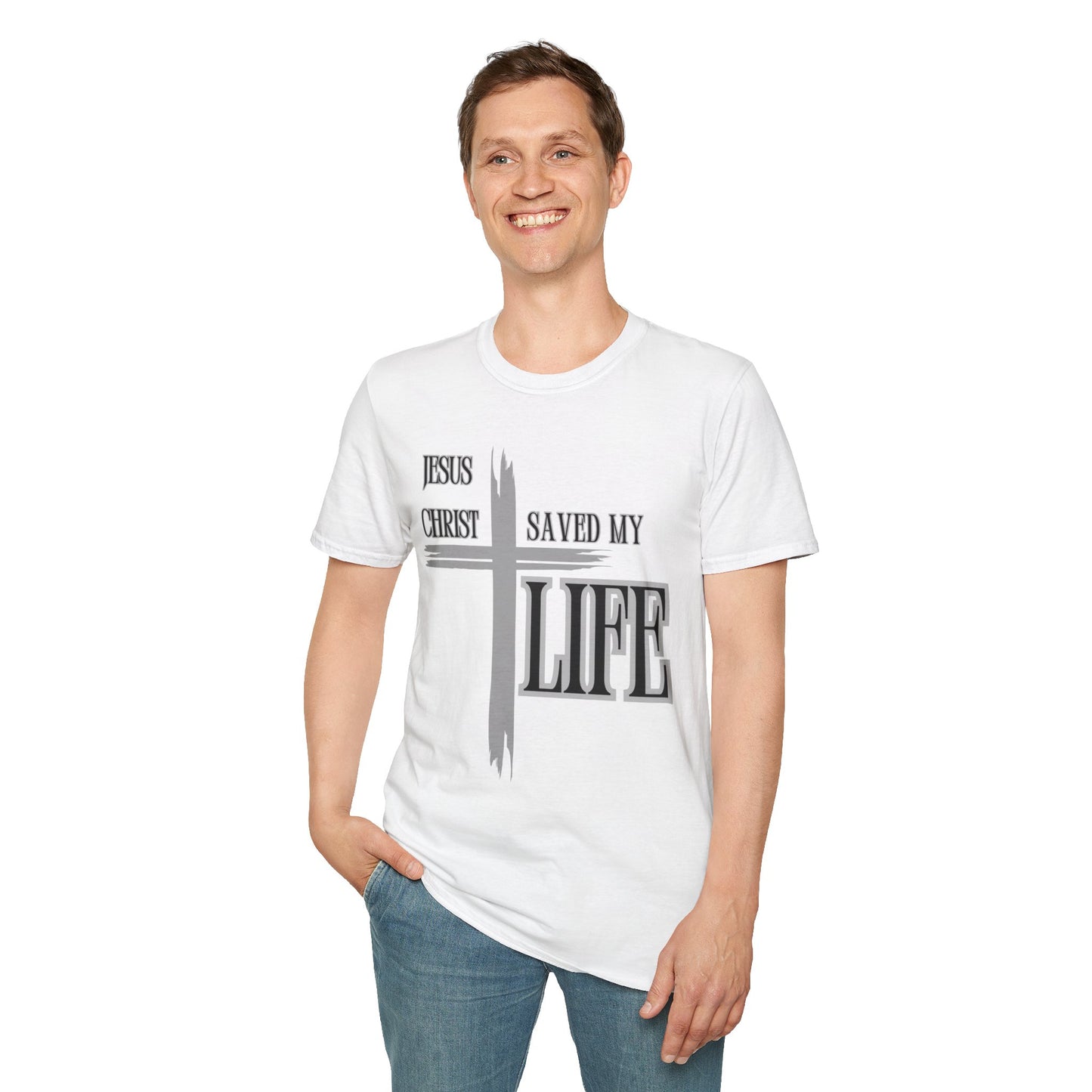 Religious T-Shirt - Jesus Saved My Life