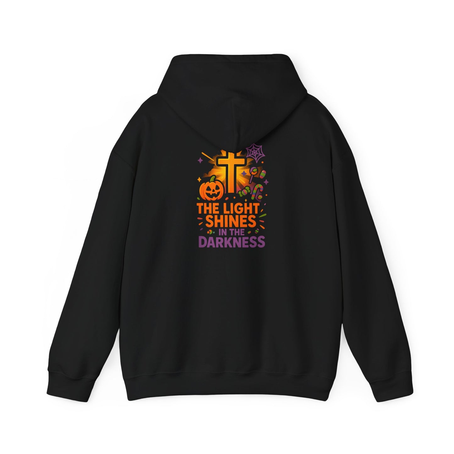 Inspirational Halloween Hoodie, Faith-Based Sweatshirt, Unisex Comfort Apparel, Fall Fashion, Religious Gift