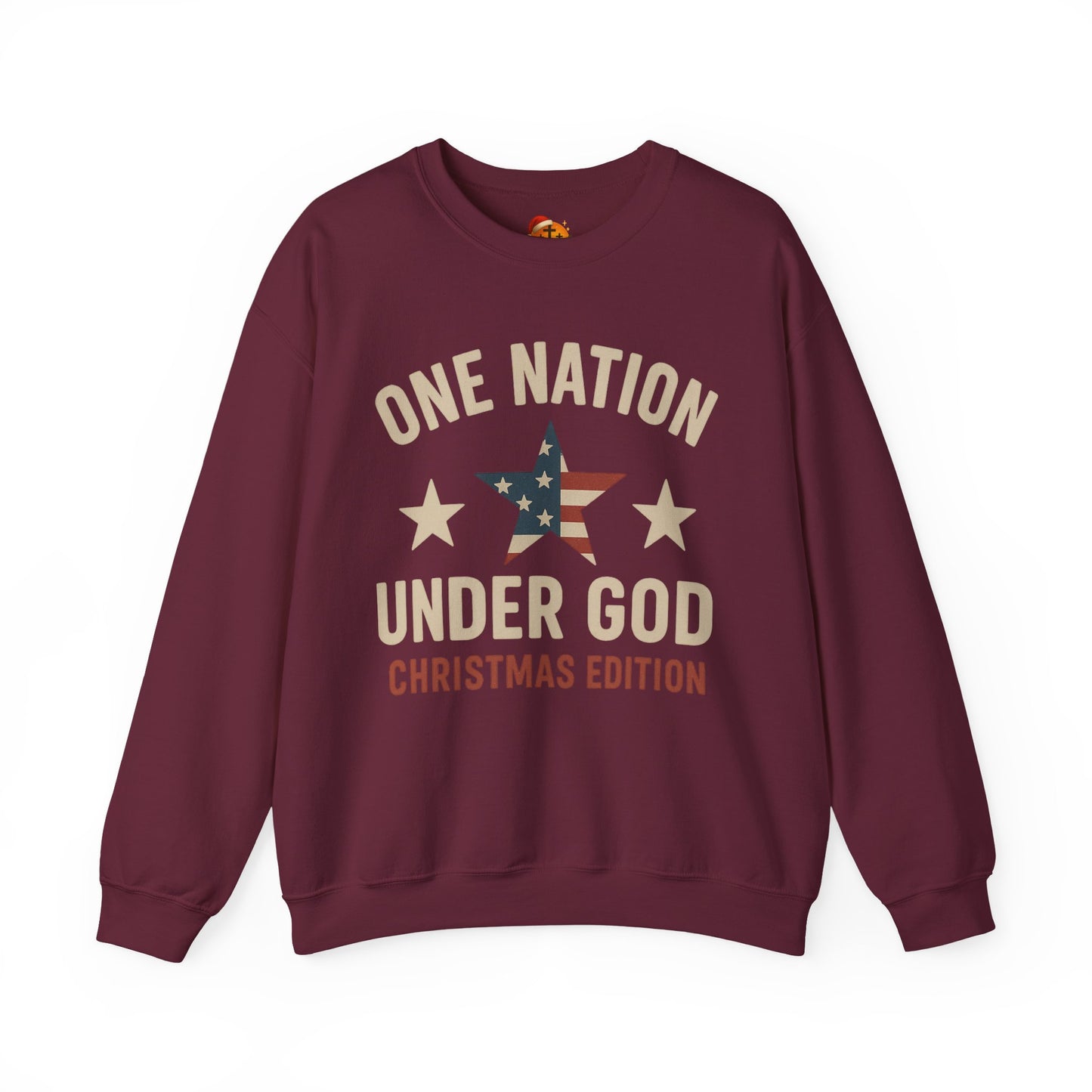 Christmas Collection- One Nation Under God Sweater