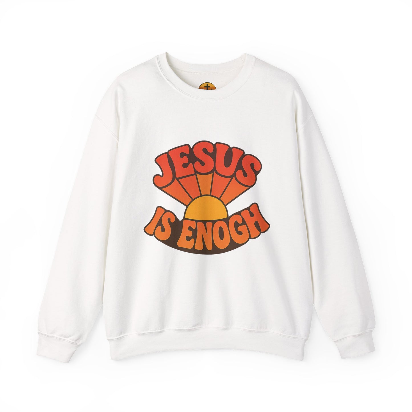 Faith-Based Crewneck Sweatshirt - Jesus is Enough, Cozy Religious Apparel, Inspirational Gift, Unisex Sweatshirt, Christian Fashion