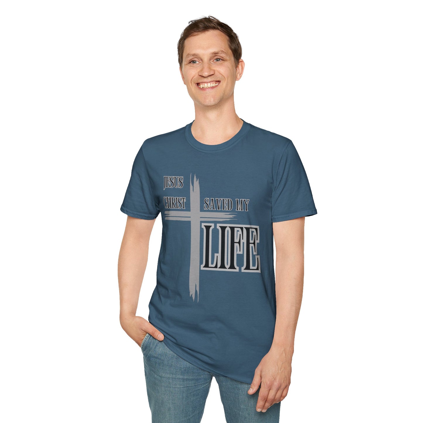 Religious T-Shirt - Jesus Saved My Life