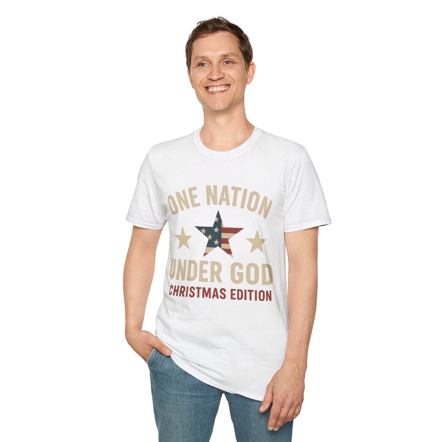Christmas Collection- One Nation Under God T-Shirt