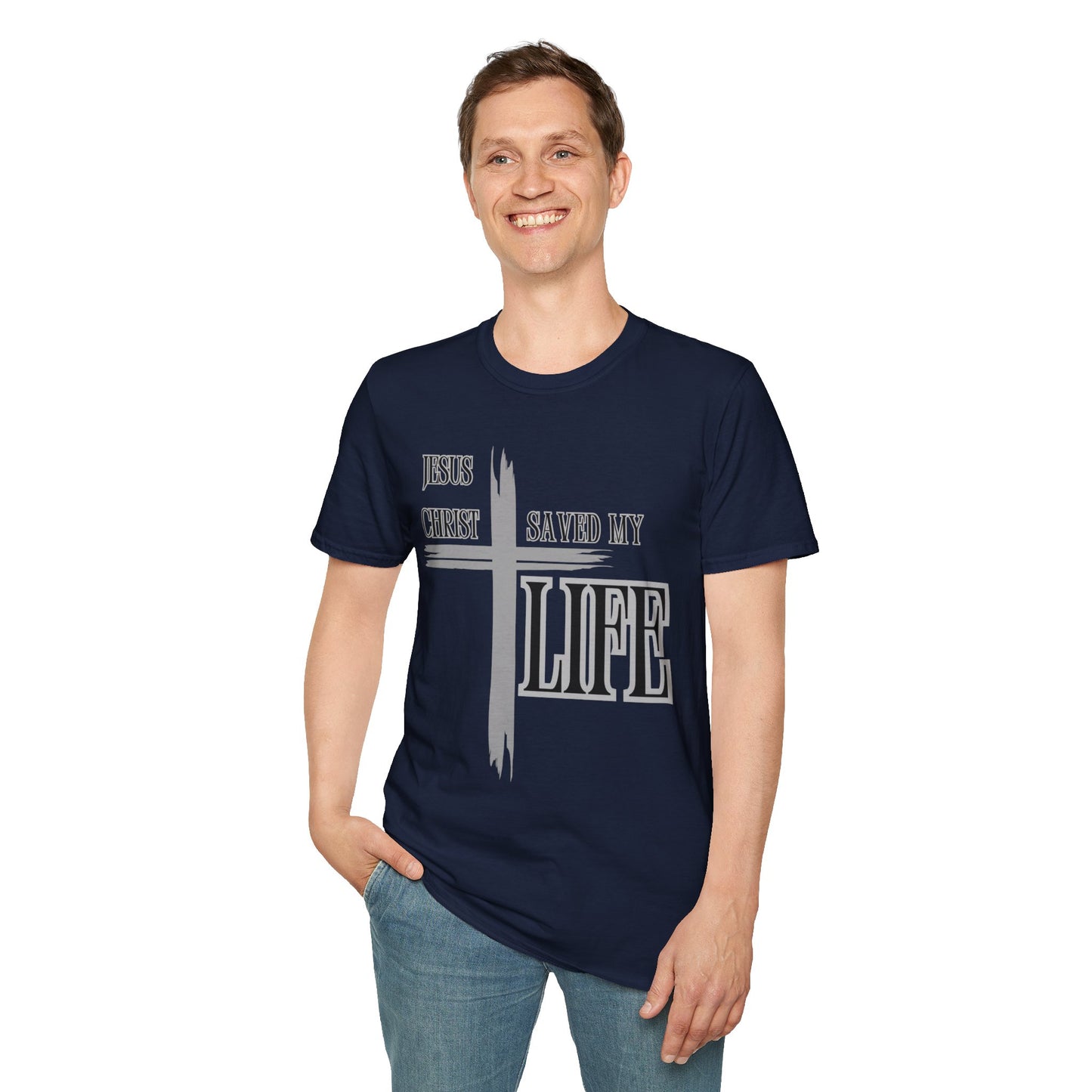 Religious T-Shirt - Jesus Saved My Life