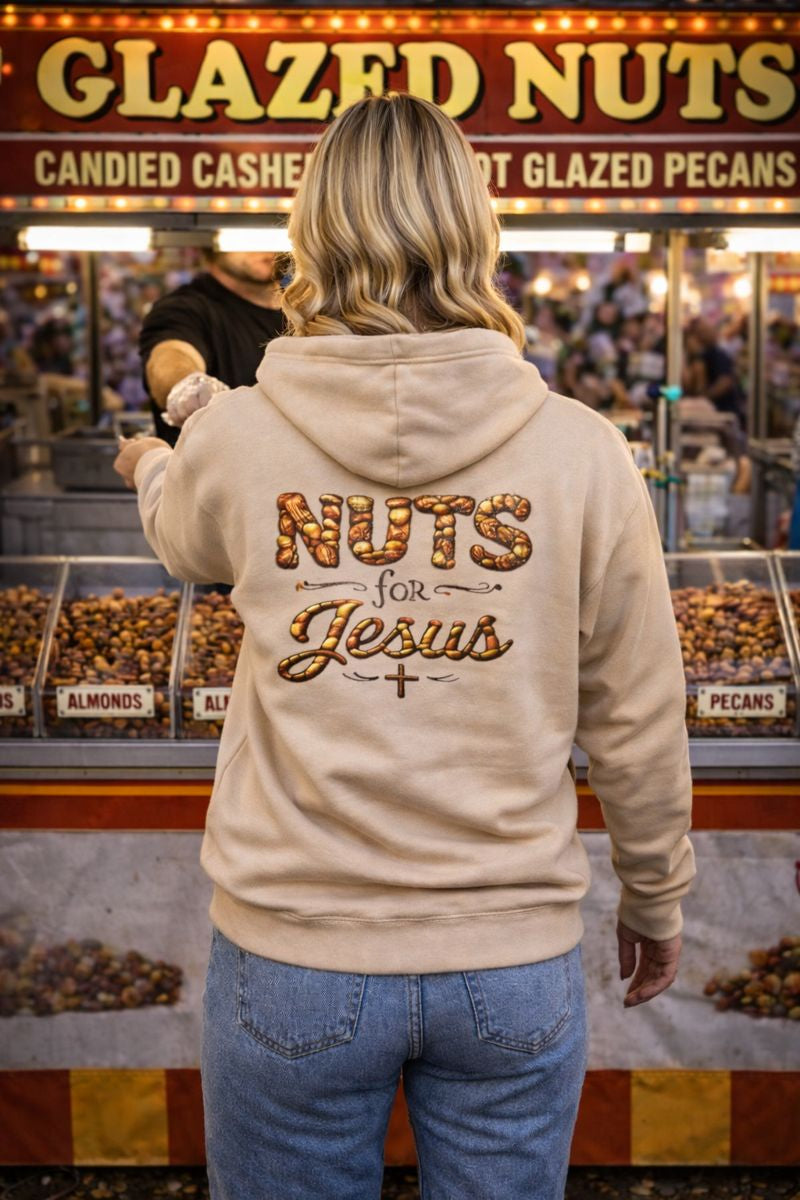 Nuts for Jesus Hoodie