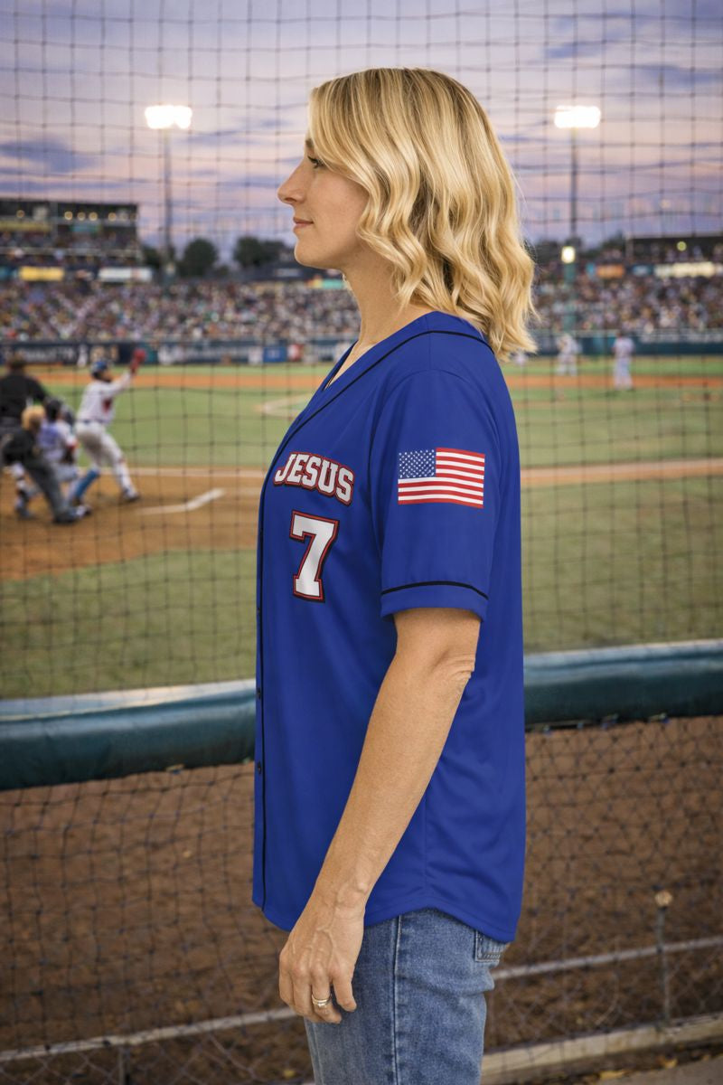 JESUS 7 Baseball Jersey