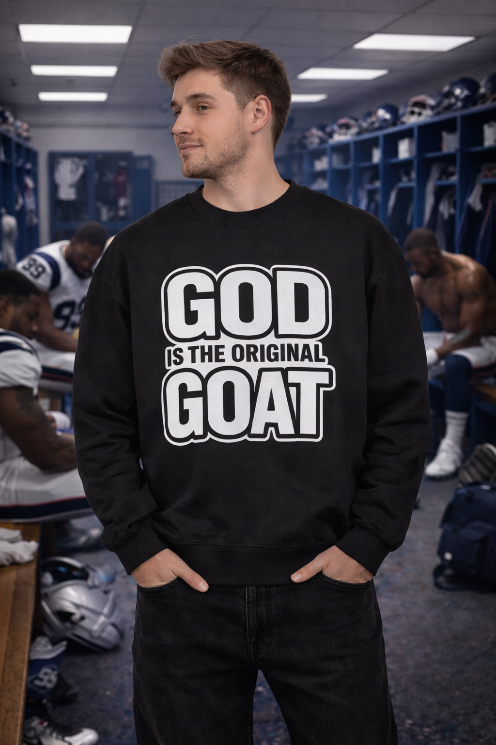 God Is the Original GOAT Sweater
