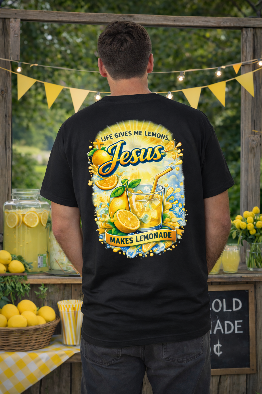 Oversized Jesus Makes Lemonade T-Shirt
