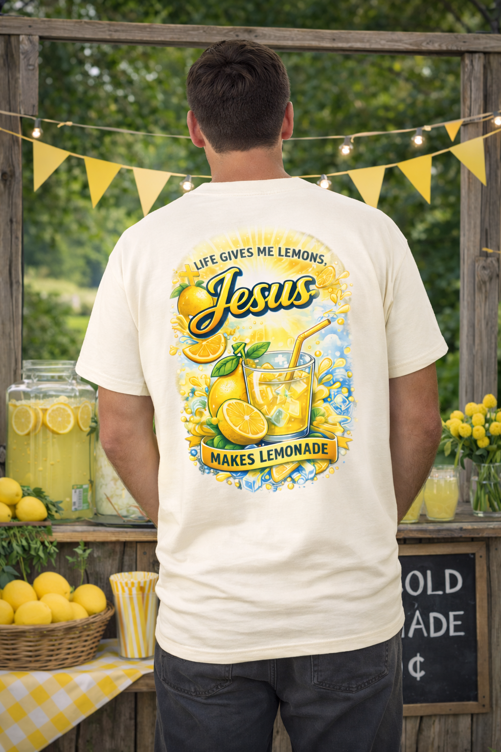 Oversized Jesus Makes Lemonade T-Shirt