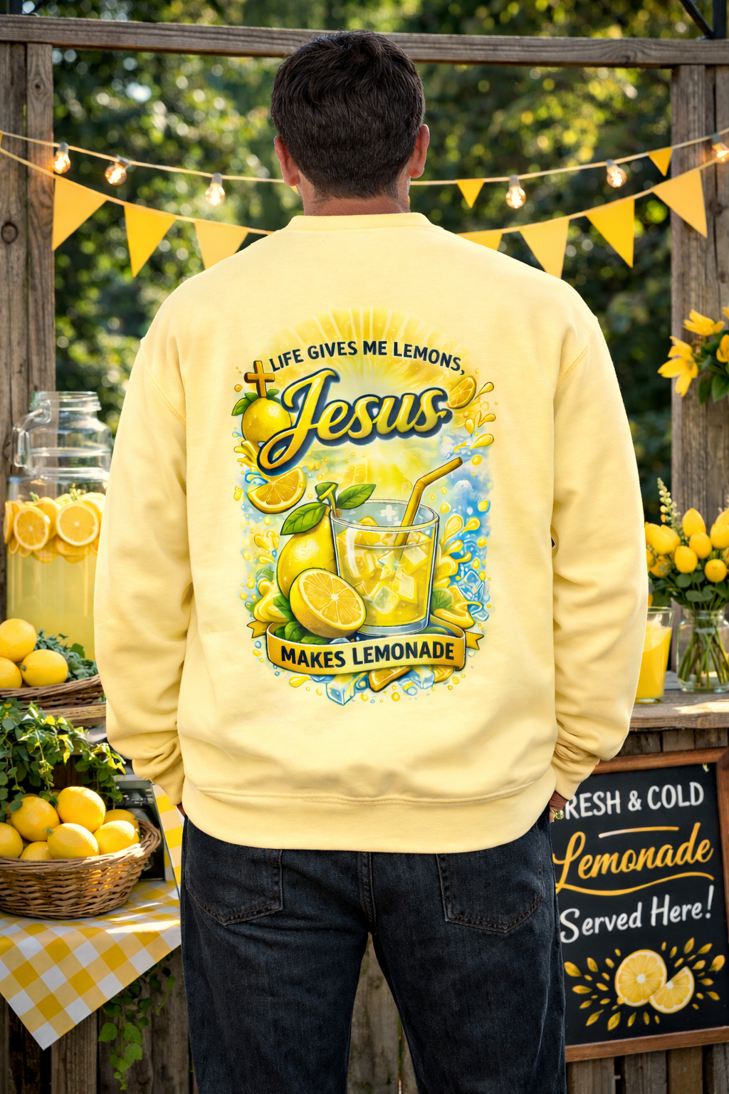 Heavy Jesus Makes Lemonade Sweatshirt