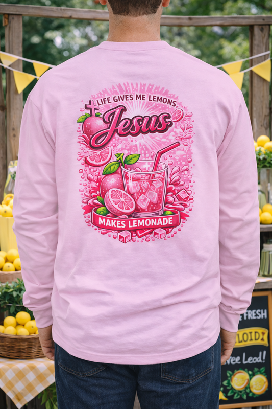 Jesus Makes Lemonade Long Sleeve T‑Shirt