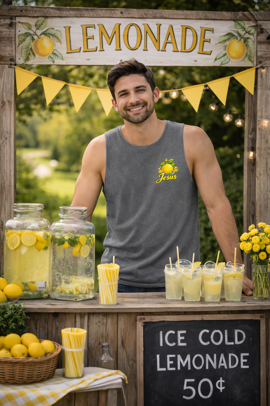 Vintage Jesus Makes Lemonade Tank Top