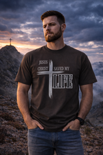 Heavy Jesus Christ Saved My Life T‑Shirt