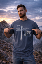 Heavy Jesus Christ Saved My Life T‑Shirt