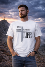 Oversized Jesus Christ Saved My Life T-Shirt