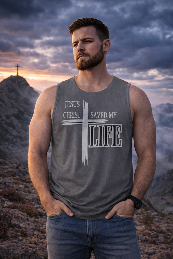 Jesus Christ Saved My Life Tank Top