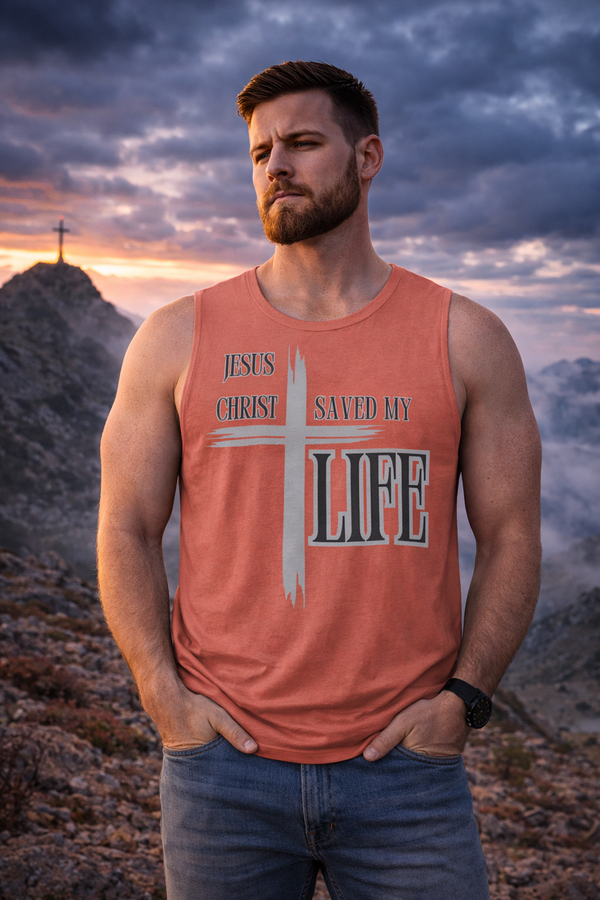 Jesus Christ Saved My Life Tank Top