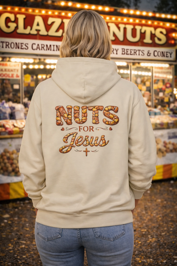 Nuts for Jesus Hoodie
