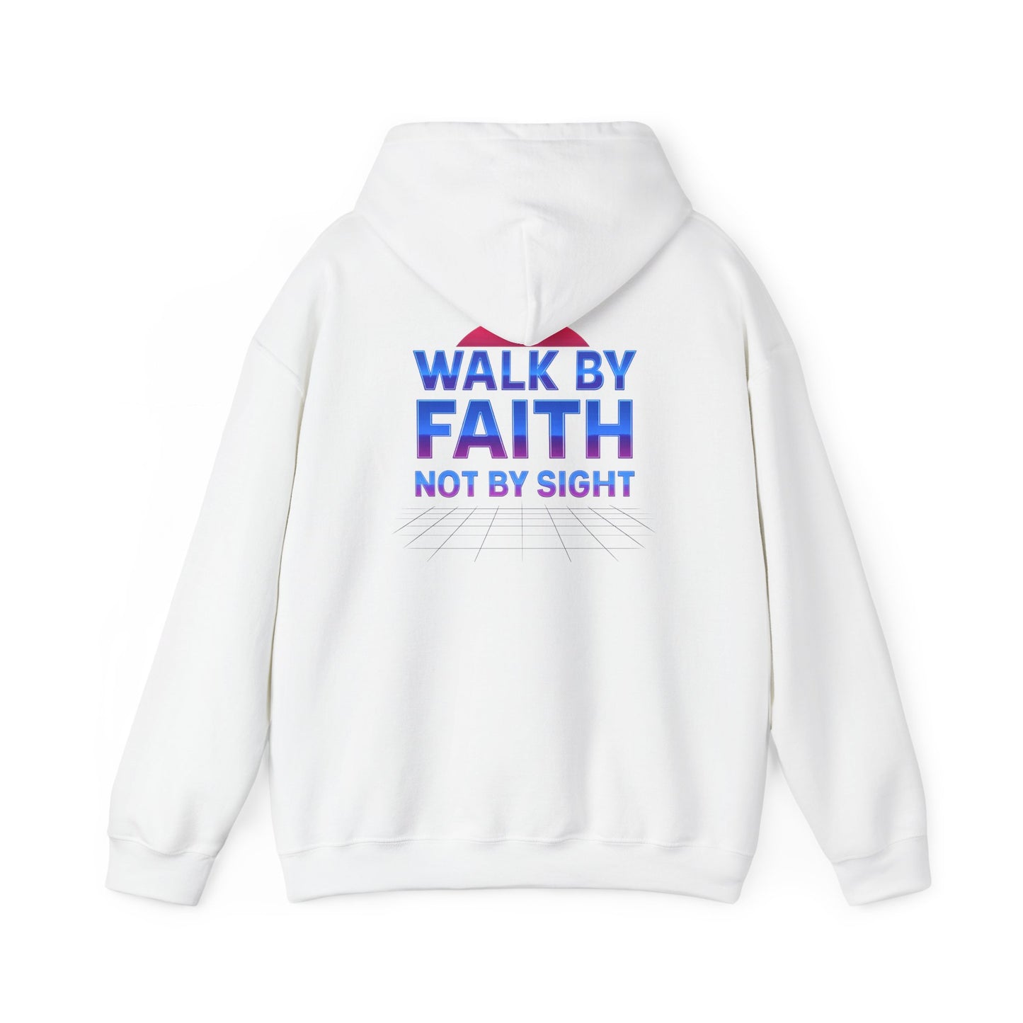 Faith-Inspired Unisex Hoodie - Walk by Faith Not by Sight, Cozy Sweatshirt for Achievers, Gift for Friends, Spiritual Wear, Fall Fashion