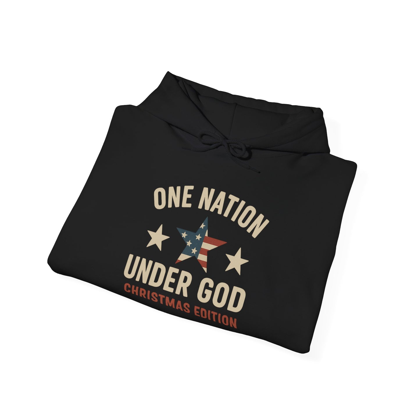 Christmas Collection- One Nation Under God Hoodie