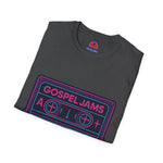 Retro Gospel Jams T-Shirt, 80s Style Tee, Music Lover Gift, Play Pray Repeat Shirt, Unisex Casual Wear