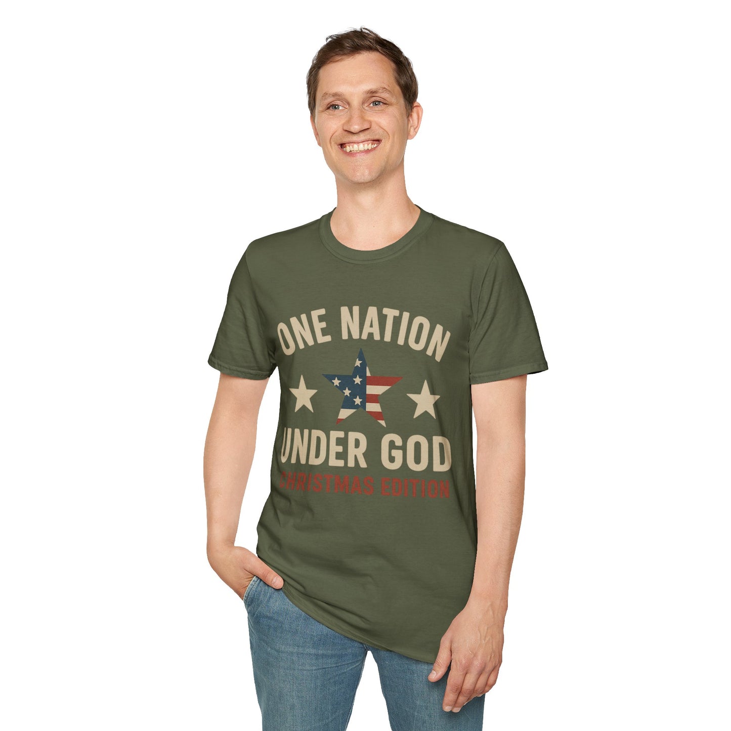 Christmas Collection- One Nation Under God T-Shirt