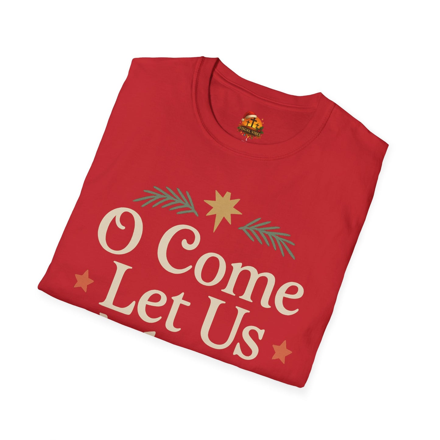 Christmas Collection- O Come Let Us Adore Him T-Shirt