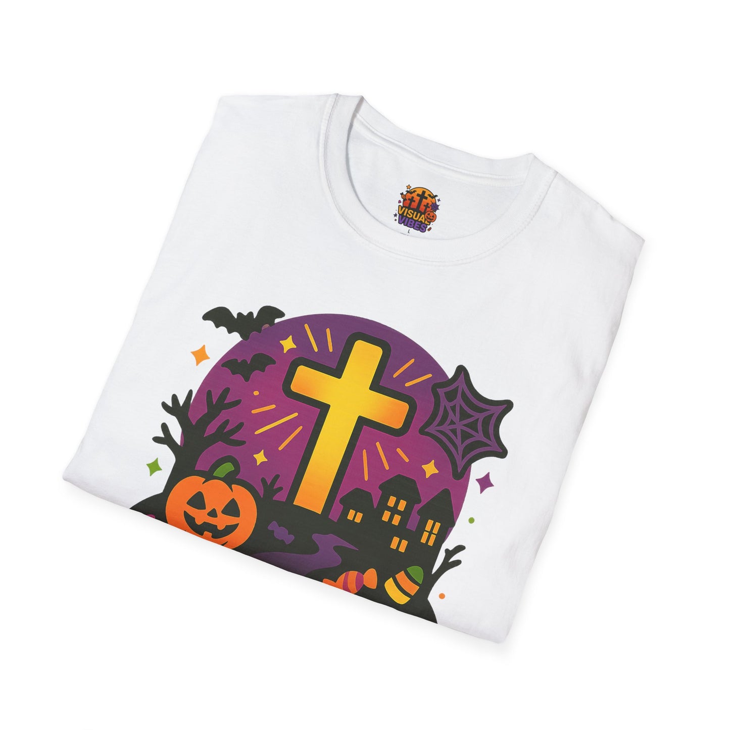 Halloween Faith T-Shirt, Light of World Shirt, Christian T-Shirt, Fall Festival Tee, Pumpkin Design Shirt, Matthew 5:16 Gift