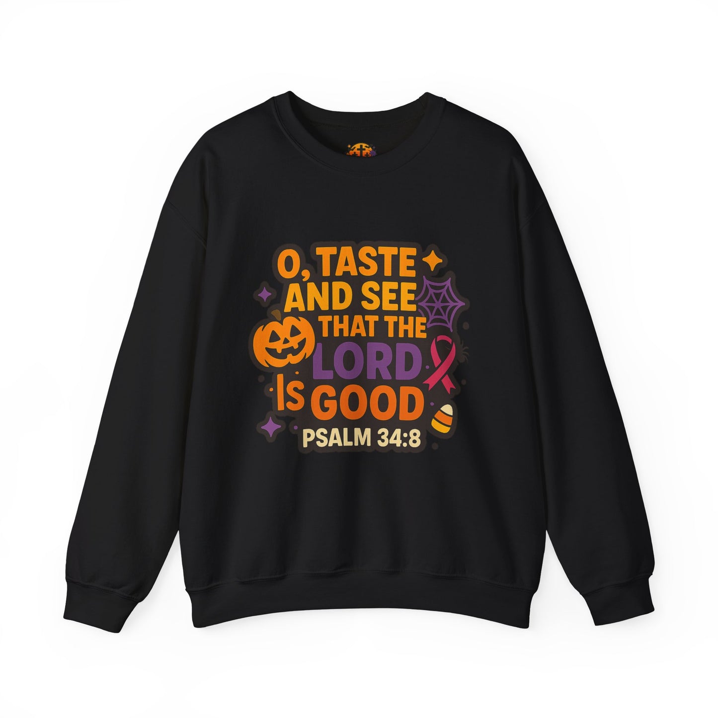 Cozy Fall Faith Sweatshirt - Halloween, Christian, Inspirational, Comfortable Crewneck for Autumn Gatherings