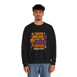Cozy Fall Faith Sweatshirt - Halloween, Christian, Inspirational, Comfortable Crewneck for Autumn Gatherings
