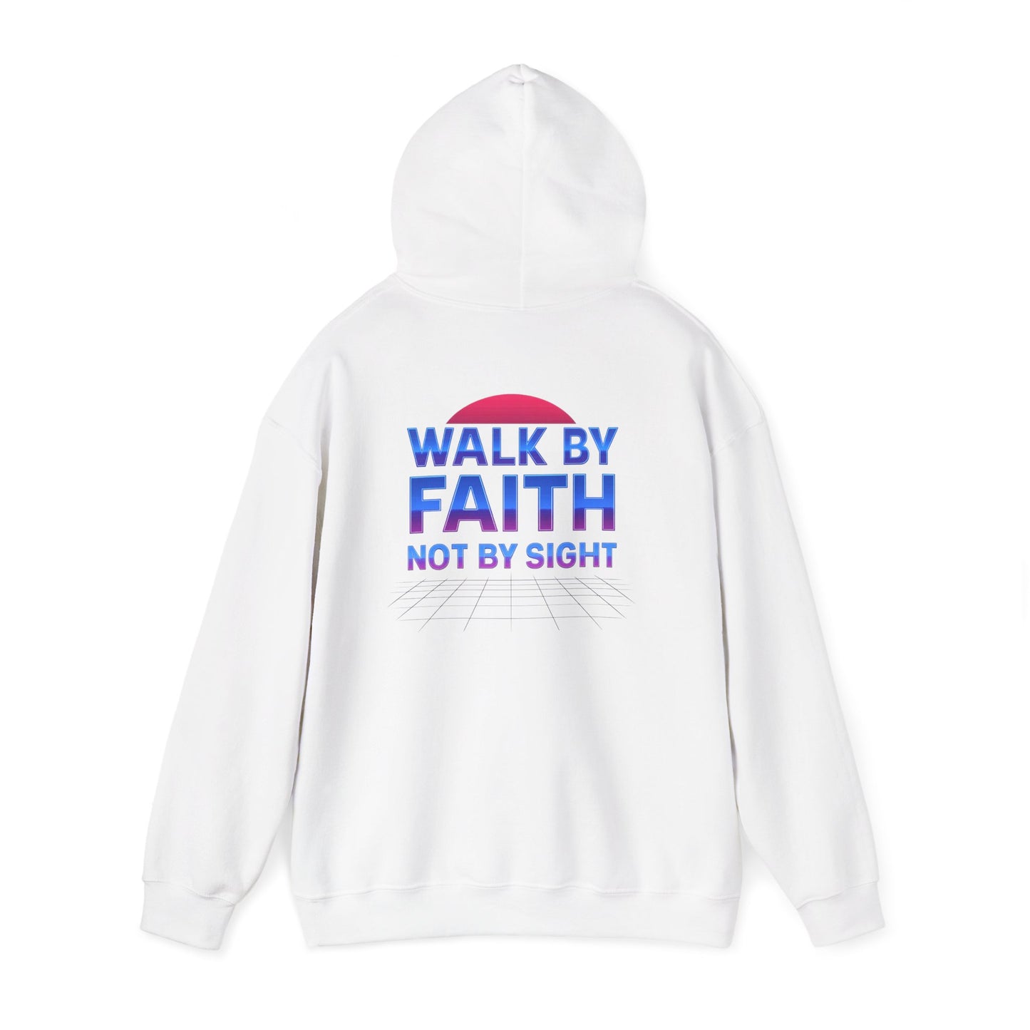 Faith-Inspired Unisex Hoodie - Walk by Faith Not by Sight, Cozy Sweatshirt for Achievers, Gift for Friends, Spiritual Wear, Fall Fashion
