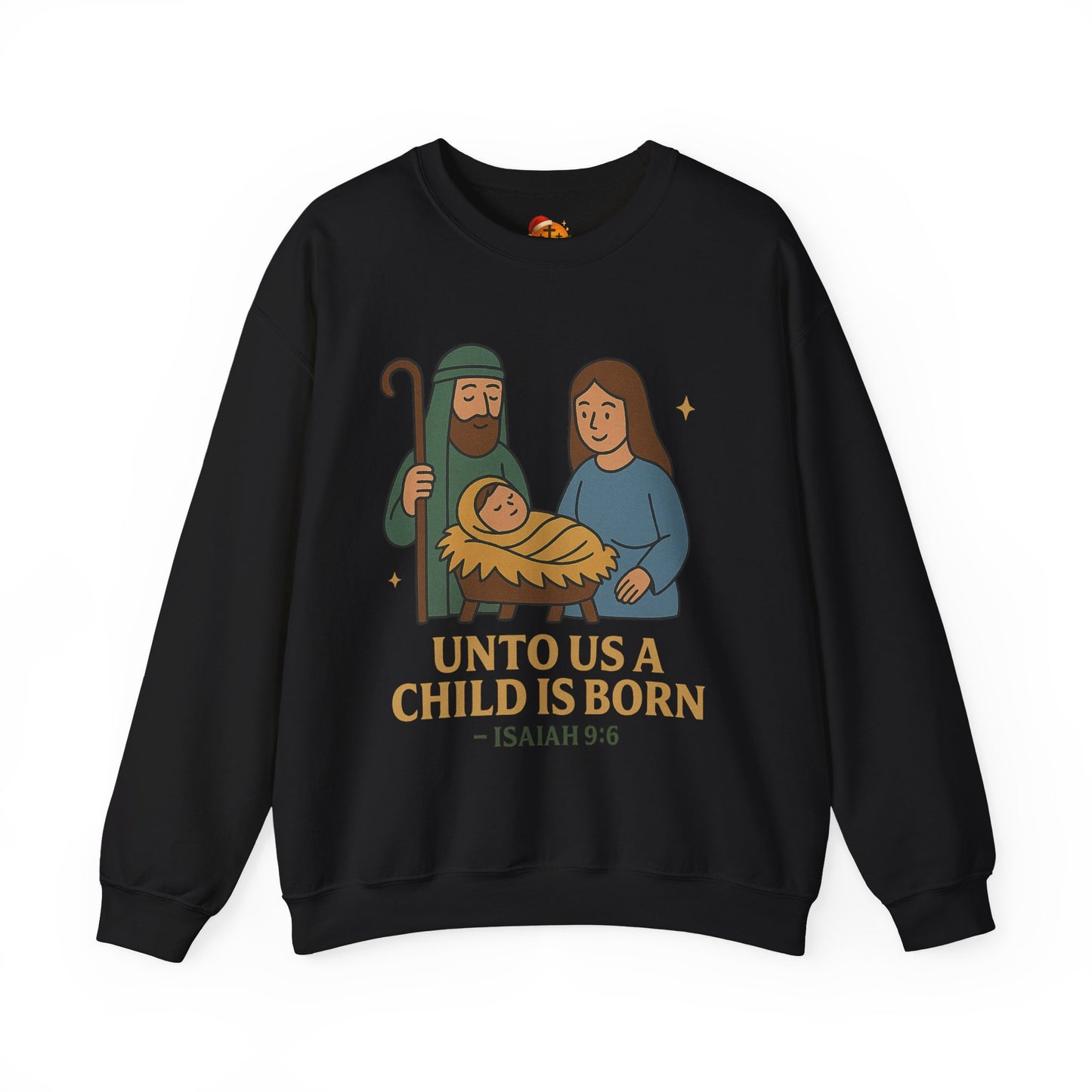 Christmas Collection- Unto Us a Child Is Born Sweater
