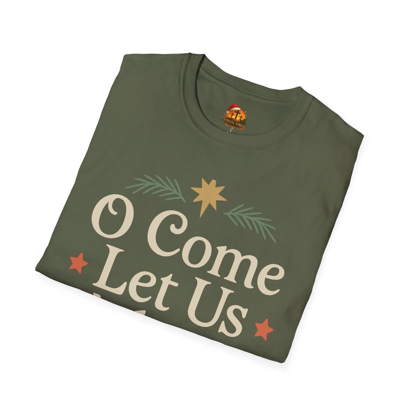 Christmas Collection- O Come Let Us Adore Him T-Shirt