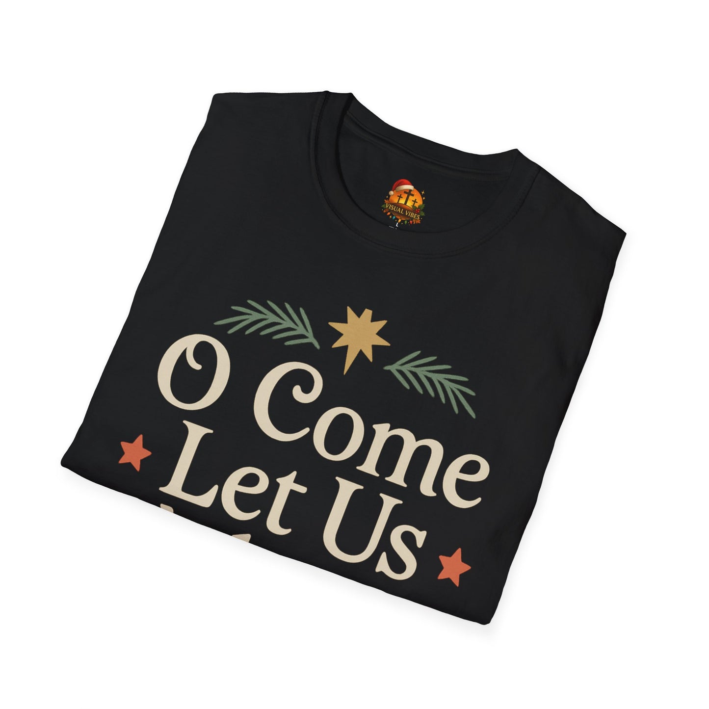 Christmas Collection- O Come Let Us Adore Him T-Shirt
