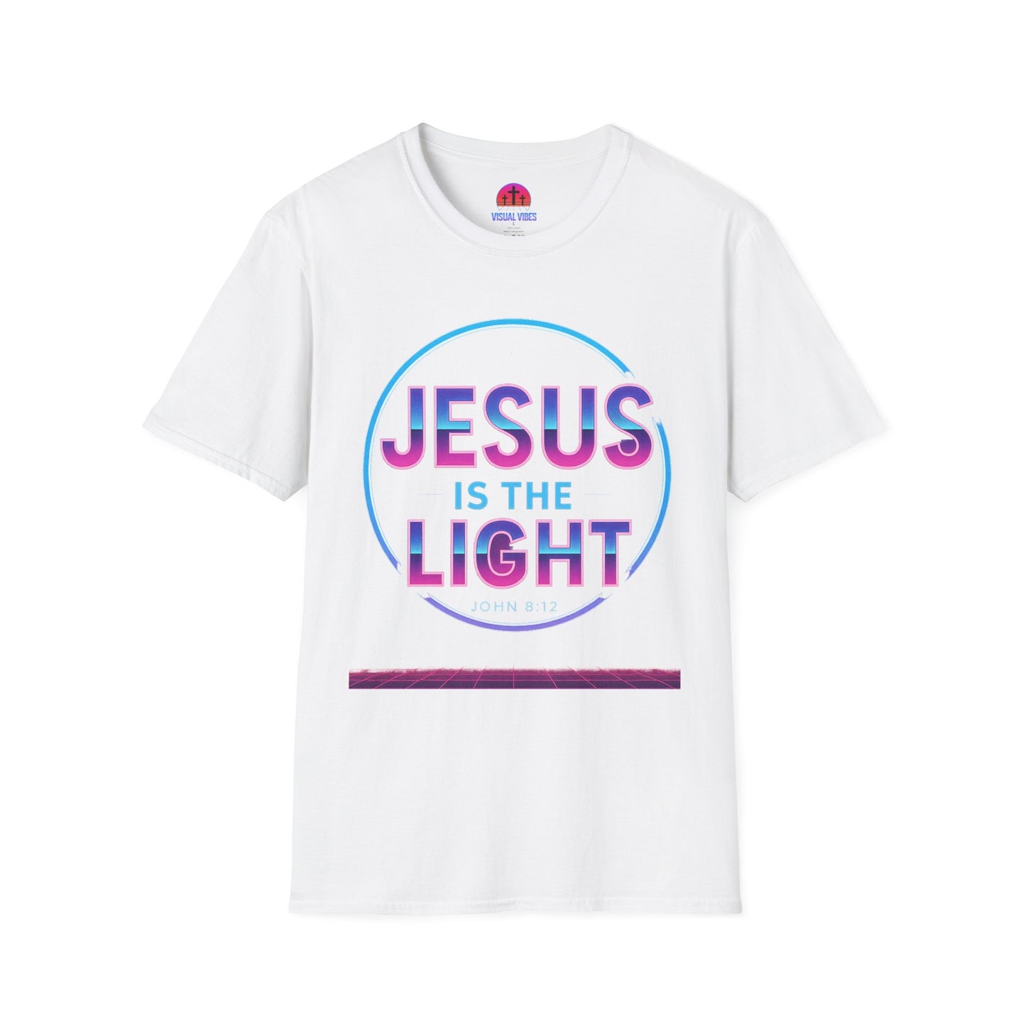 Jesus is the Light T-Shirt, Inspirational Shirt, Unisex Graphic Tee, Faith-Based Apparel, Christian Gift, Daily Wear