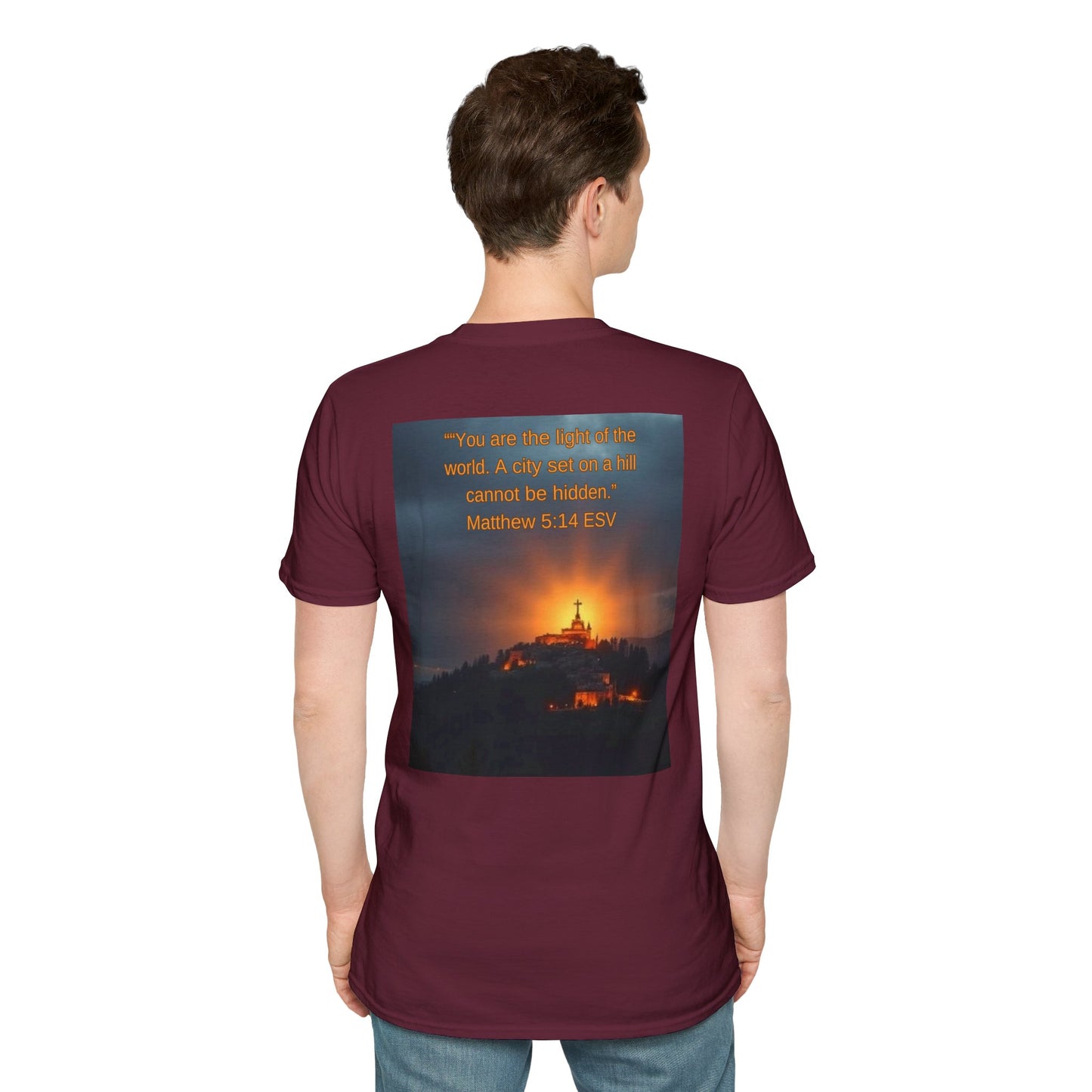 Christian Verse Unisex Tee 'You are the light of the world'