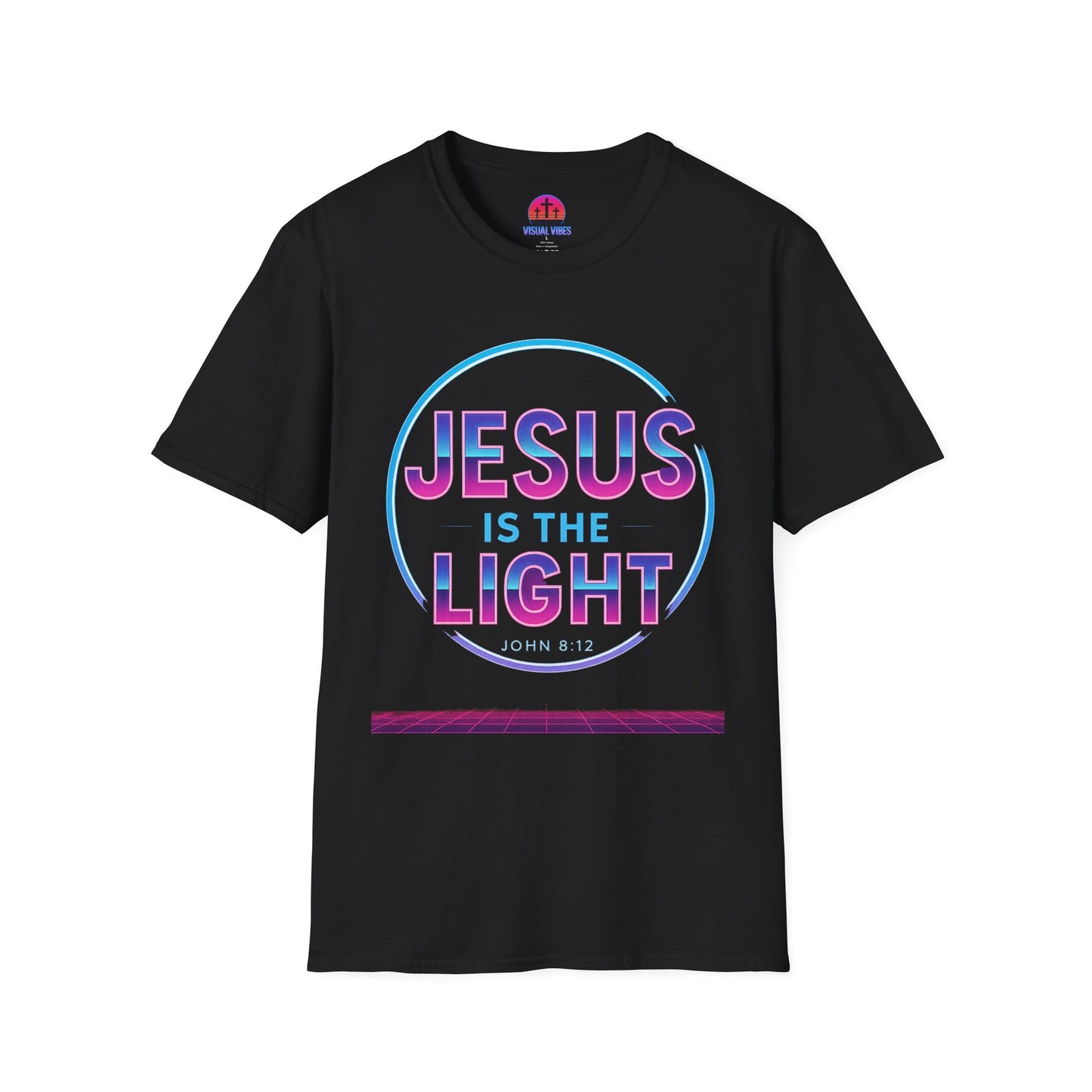 Jesus is the Light T-Shirt, Inspirational Shirt, Unisex Graphic Tee, Faith-Based Apparel, Christian Gift, Daily Wear