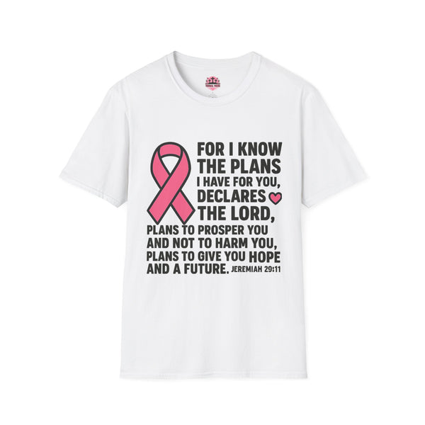 Breast Cancer/Hope and a Future Unisex T-Shirt